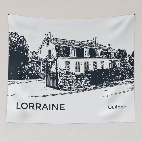 Item preview, Lorraine Québec designed and sold by Lakeric Cityscapes.
