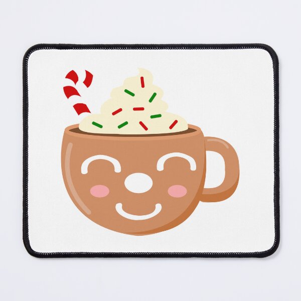 Item preview, Cozy Cute Cup of Candy Cane Gingerbread Coco designed and sold by HarveyHandcraftsandDesigns.