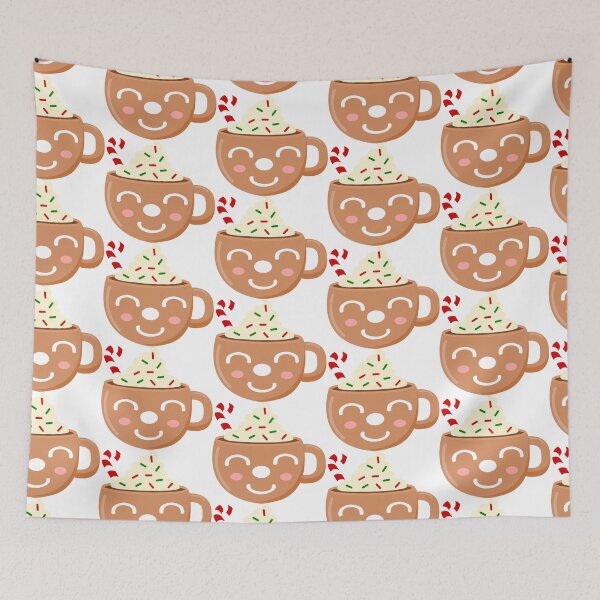 Item preview, Cozy Cute Cup of Candy Cane Gingerbread Coco designed and sold by HarveyHandcraftsandDesigns.