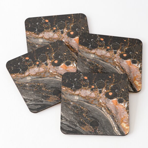 Item preview, Volcanic Gold: Fiery Marble Abstract designed and sold by Ladyfyre.