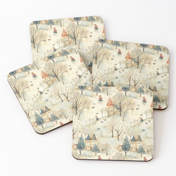Item preview, Sylvoria - Naive landscape pattern (7/8) designed and sold by sabantha.