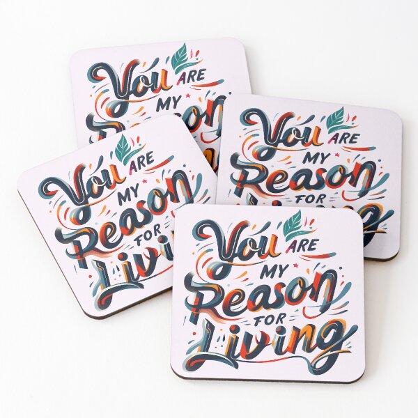 Item preview, You Are My Reason for Living, typography designed and sold by maxmaj.