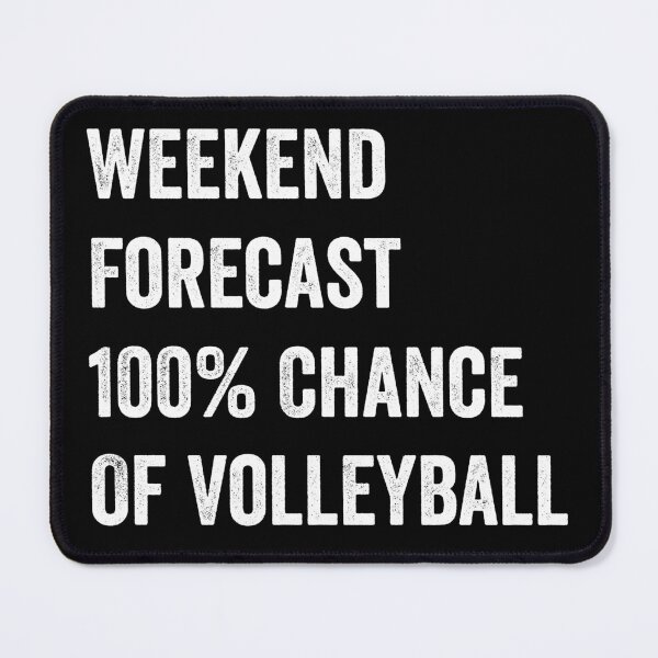 Item preview, Weekend Forecast Funny Volleyball Lover designed and sold by WhistleCloset.