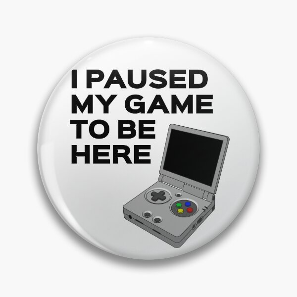 Item preview, I Paused My Game - Retro Game Console - RG35XXSP - SNES designed and sold by RetroGDesigns.