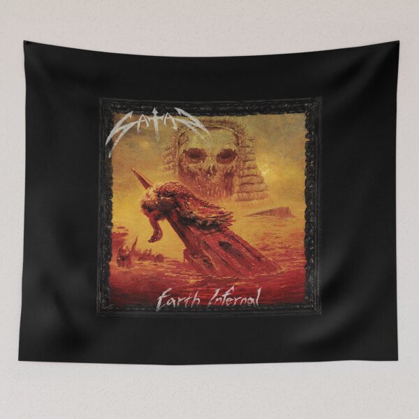 Item preview, Satan NWOBHM - Earth Infernal album 2022 designed and sold by PrintisClest2.