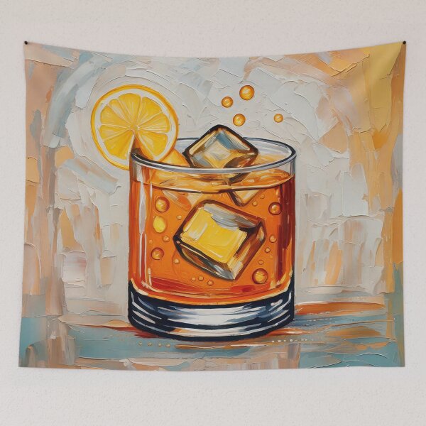 Artikelvorschau, Whisky Cocktail entworfen und verkauft von ArtFactoryAI.