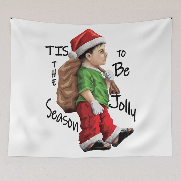 Item preview, "Santa’s Little Helper in Action" designed and sold by RhonDesign.
