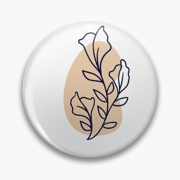 Item preview, Minimal Modern Flower designed and sold by Kingkham-Design.