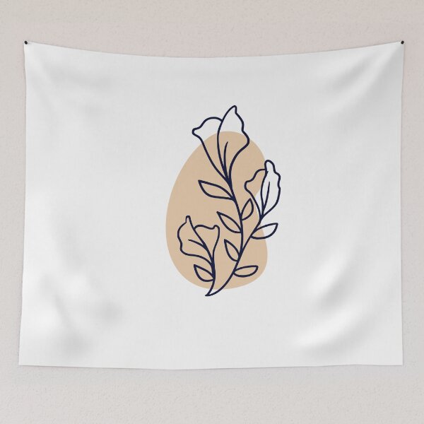 Item preview, Minimal Modern Flower designed and sold by Kingkham-Design.
