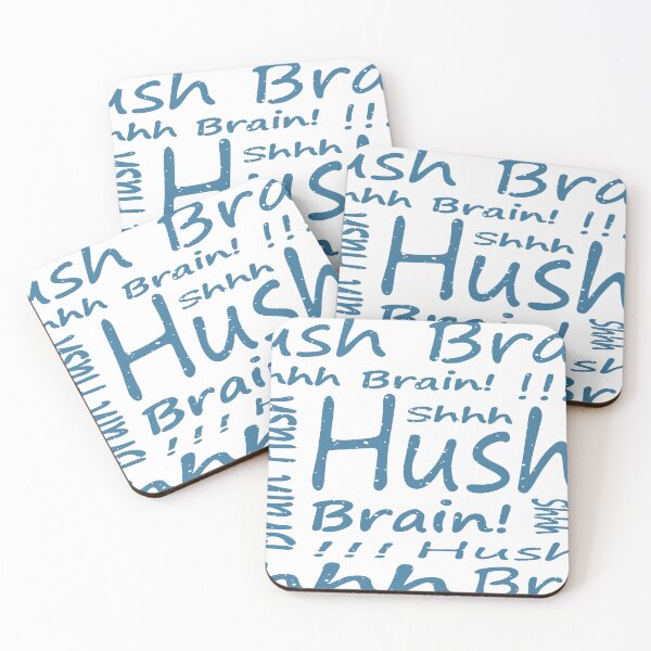 Item preview, Hush Brain Shhh! Shirt for the Angsty Humans designed and sold by TiniestKingdom.