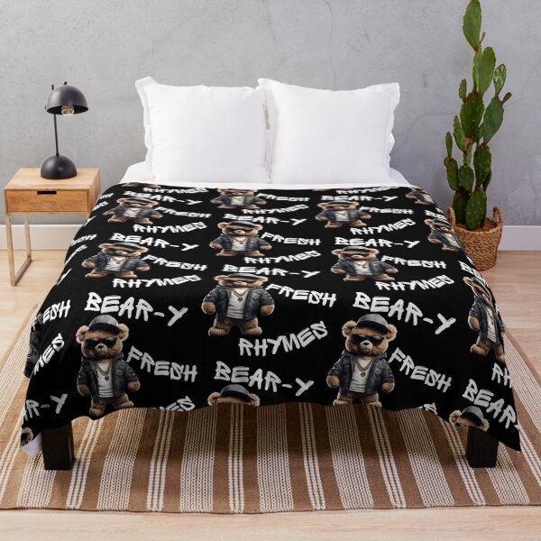 Item preview, Bear-y Fresh Rhymes – Funny Rapper Teddy Bear Design designed and sold by Fredster1966.