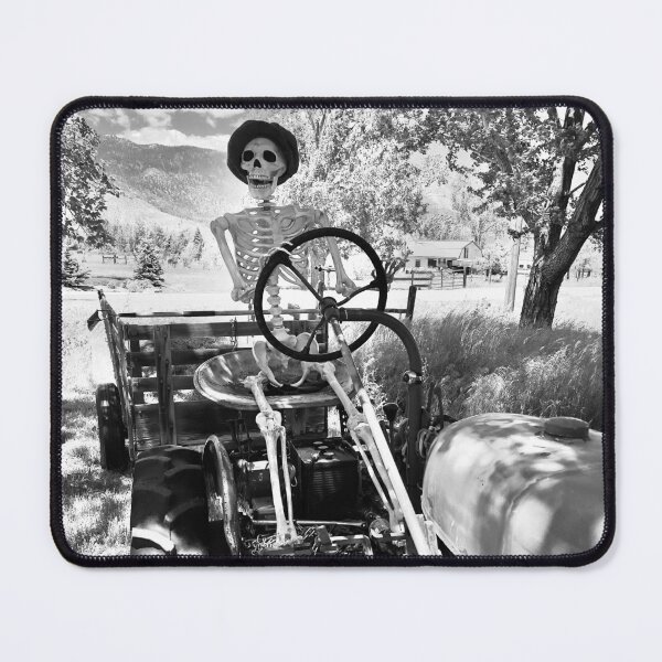 Item preview, Joe The Skeleton Driving His Tractor designed and sold by Betsy Phillips.