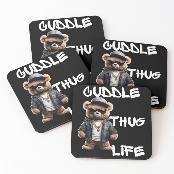 Item preview, Funny Cuddle Thug Life Teddy Bear - Hip-Hop Plush Design designed and sold by Fredster1966.