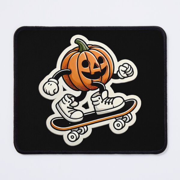 Item preview, Jack O'Lantern on Skateboard designed and sold by PinUpPizzazz.