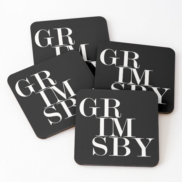 Item preview, Grimsby UK Town Typography Minimalist Patriotic Travel Souvenir designed and sold by kakarikihill.