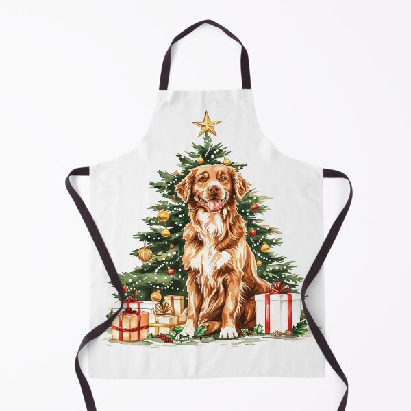 Artikelvorschau, Toller Hund - Weihnachtsbaum Aquarell entworfen und verkauft von wotsthis.