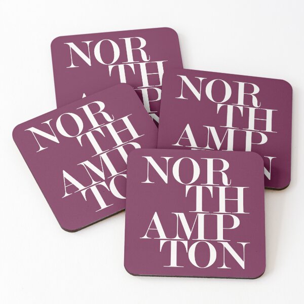 Item preview, Northampton UK Town Typography Minimalist Artwork designed and sold by kakarikihill.