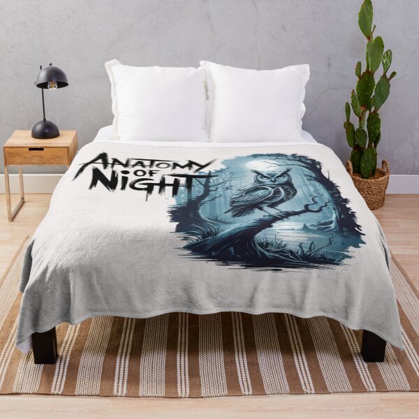 Item preview, Anatomy of Night Owl T-Shirt – Ethereal Forest, Skeletal Anatomy Art Tee, Haunting Wildlife Graphic designed and sold by benjyjump.