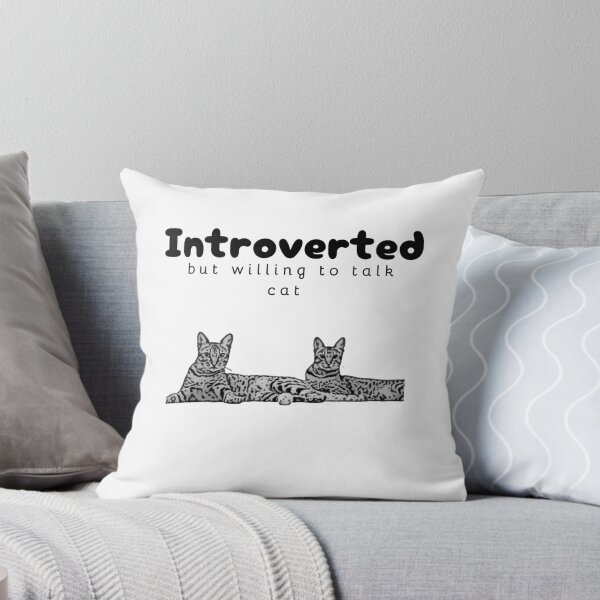 Item preview, Introverted but talk cat designed and sold by Savannahheightz.