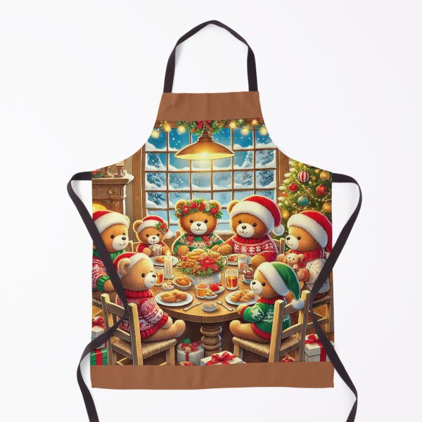 Item preview, Christmas teddy bear family designed and sold by Venta Mix JellycientArt.