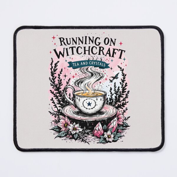 Item preview, Running on witchcraft, tea and crystals designed and sold by blackbean21.