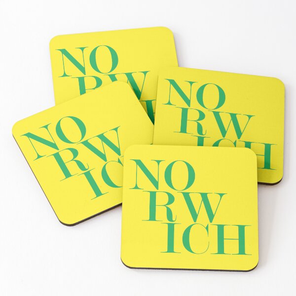Item preview, Norwich UK City Typography Minimalist Patriotic Travel Souvenir designed and sold by kakarikihill.