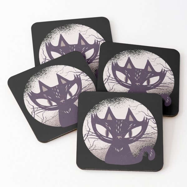 Item preview, Evil Black Cat | Dark Grungy Full Moon Backdrop designed and sold by TurtleDojo.