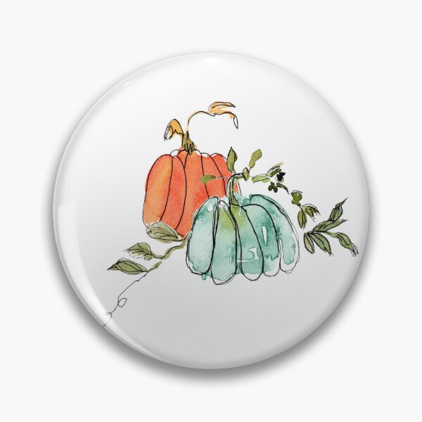 Item preview, Pumpkin Power - A fun and pretty harvest featuring watercolour pumpkins designed and sold by RPrince1.
