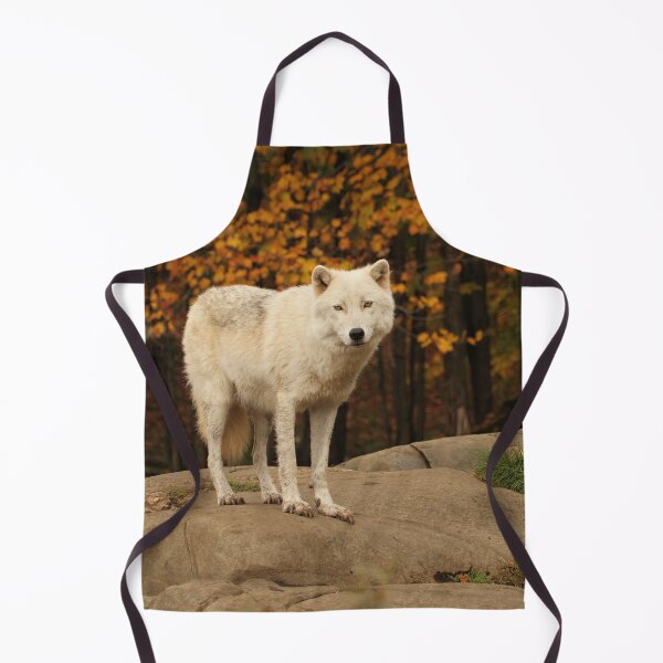 Item preview, Fall folliage Arctic Wolf designed and sold by locustgirl.