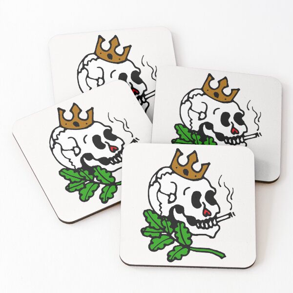 Item preview, King Skull; Russian Prison Tattoo; Hardcore Style;  designed and sold by StickerApe.