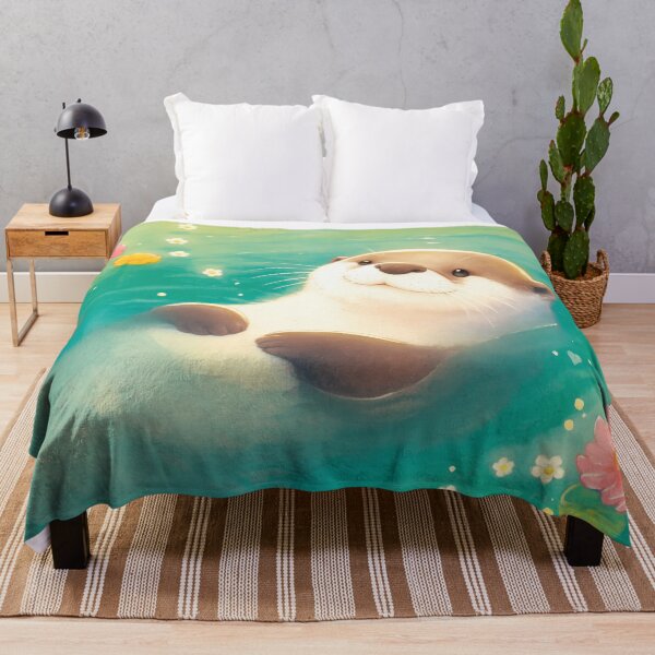 Item preview, Otter Floating Serenity designed and sold by AshiraCreations.