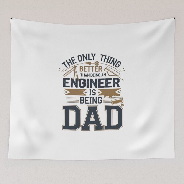 Item preview, Engineer Dad T-Shirt Design – The Only Thing Better Than Being an Engineer Is Being a Dad designed and sold by PrintDesign-Hub.