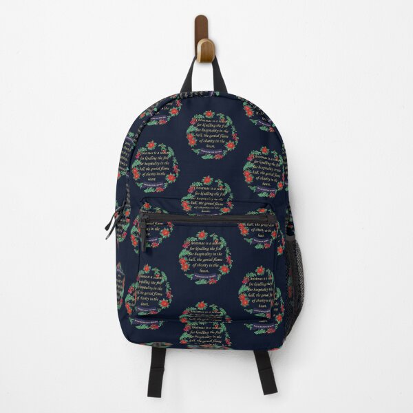 Item preview, Copy of Washington Irving Christmas quote: Christmas is a season for kindling the fire for hospitality in the hall, the genial flame of charity in the heart. designed and sold by artbleed.