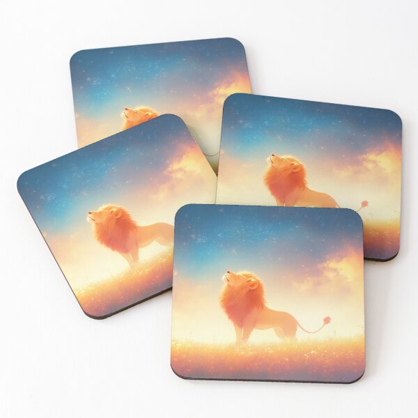 Item preview, Lion Bathed in Sunset Embrace designed and sold by AshiraCreations.