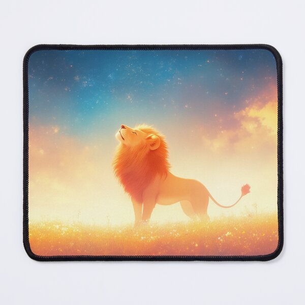 Item preview, Lion Bathed in Sunset Embrace designed and sold by AshiraCreations.