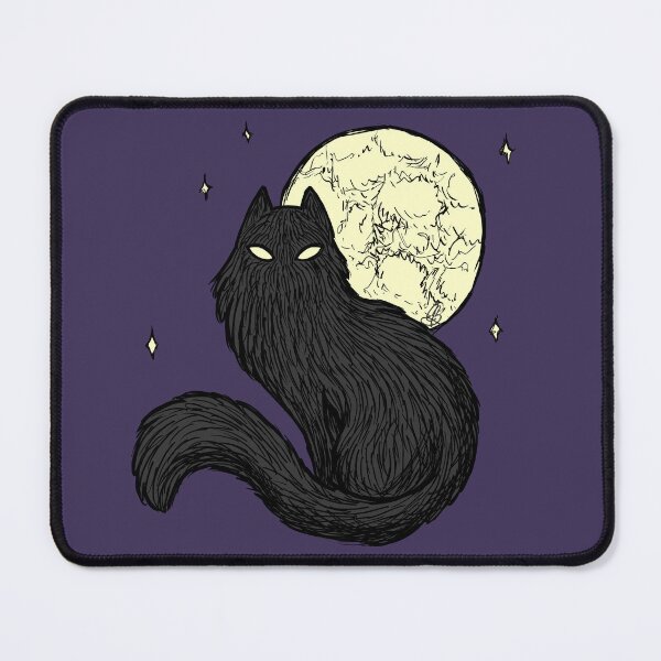 Item preview, Moonlight Cat designed and sold by CatfeatherArt.