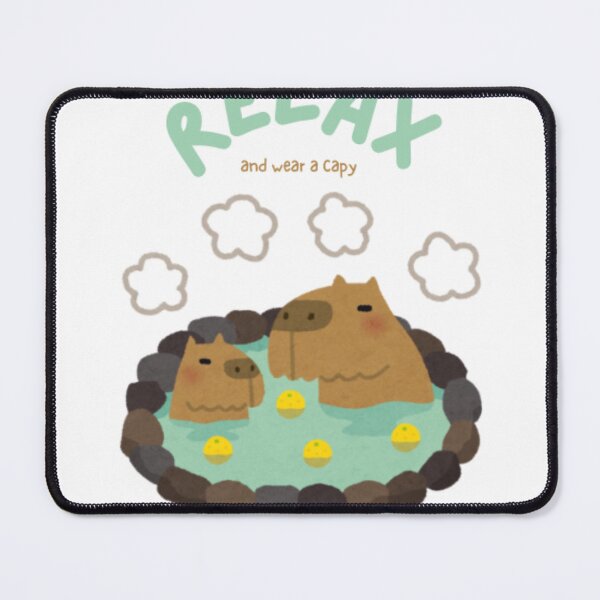 Item preview, Capybaras in hot springs designed and sold by Soooof23.