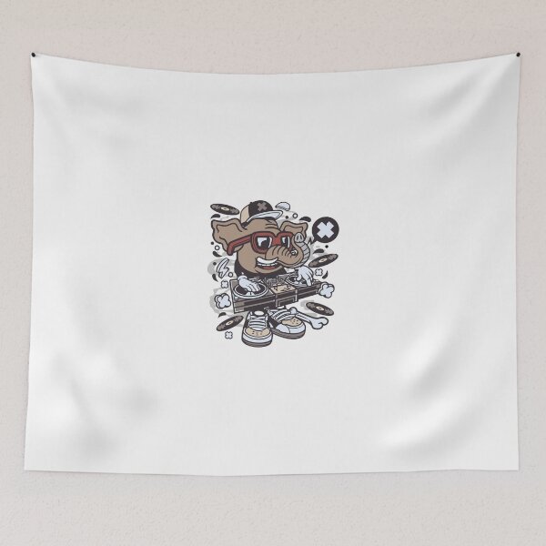 Item preview, Funny EDM Elephant designed and sold by IssaraStudio.