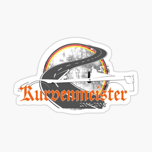 Speedster Kurvenmeister - Sportwagen für Kenner und Könner Sticker
