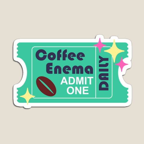 Item preview, Coffee Enema Ticket designed and sold by Guided by Light Art.