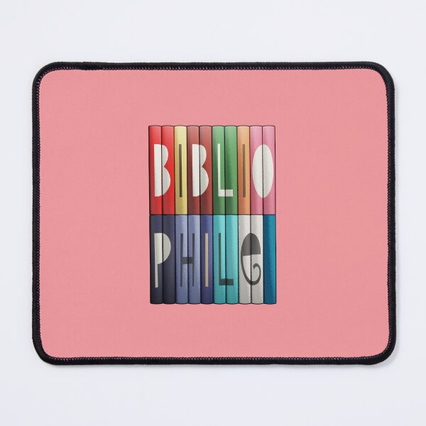 Item preview, Colourful 'Bibliophile' typography For Book Lovers and Readers designed and sold by trepiu.