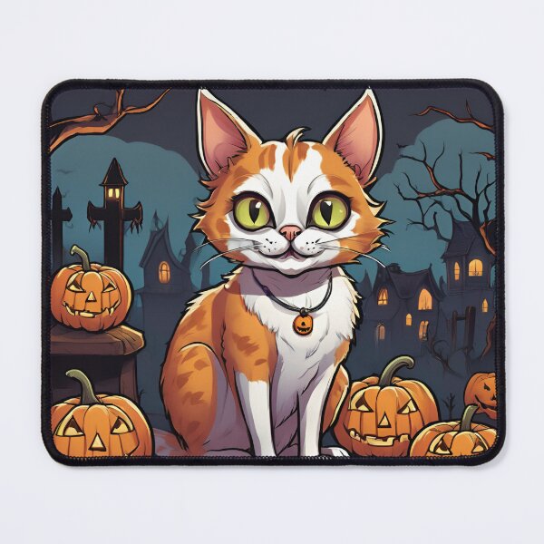 Item preview, Orange Cat on Halloween designed and sold by Momhana.