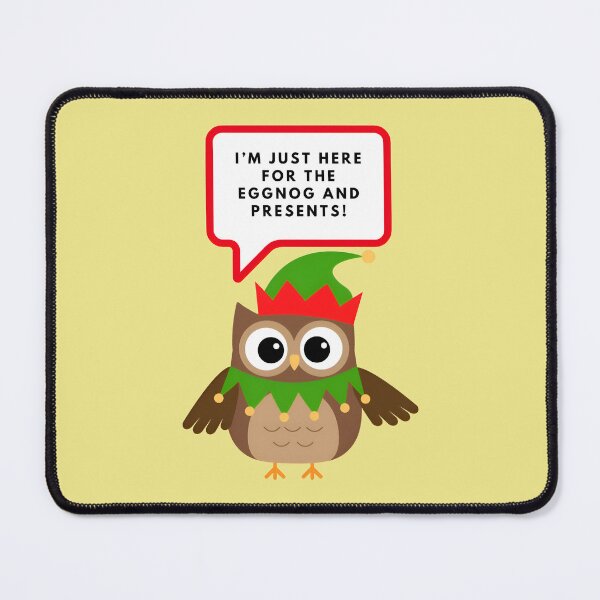 Item preview, I’m just here for the eggnog and presents, Merry Christmas, funny print designed and sold by artdragongift 15.