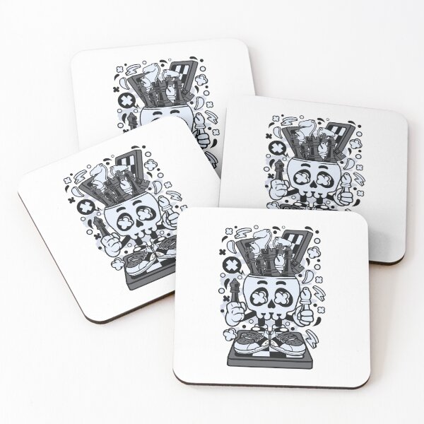 Item preview, Spooky Chess Skull A Dark and Edgy Design designed and sold by IssaraStudio.