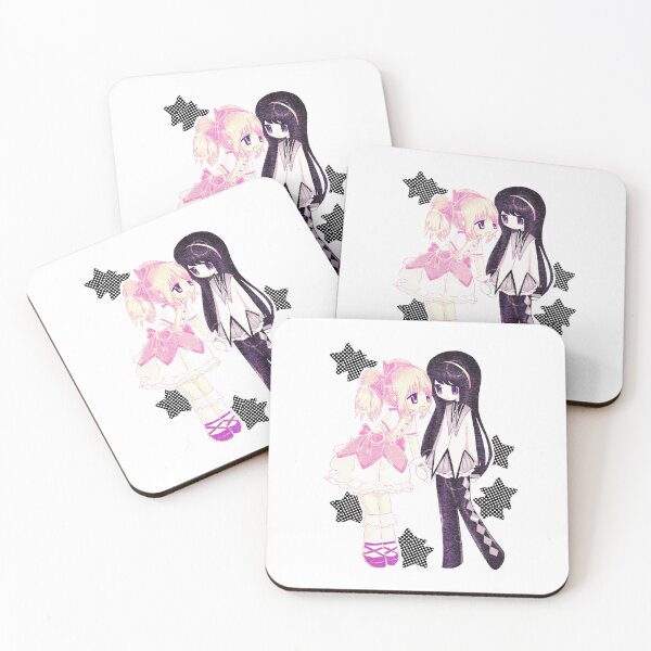 Item preview, madohomu madoka magica kawaii yuri anime art designed and sold by saintblossom.