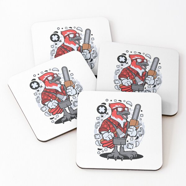 Item preview, Funny Bird Lumberjack A Whimsical Forest Scene designed and sold by IssaraStudio.