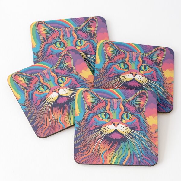 Item preview, Rainbow Cat designed and sold by Momhana.