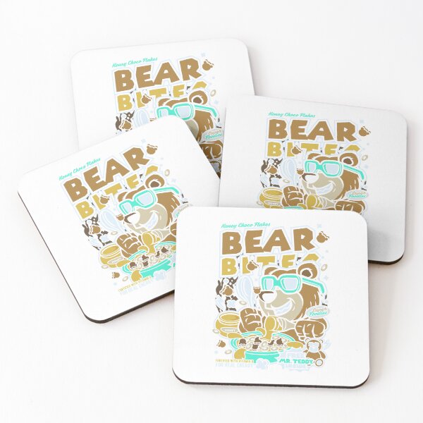 Item preview, Cute Bear Bite Illustration designed and sold by IssaraStudio.