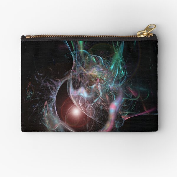 Silver Moon Zipper Pouch
