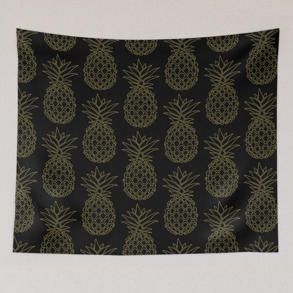 Item preview, Pineapple - Simple line drawing - Gold designed and sold by bunbun369.